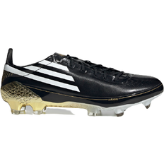 Adidas F50 Ghosted Adizero FG - Core Black/Cloud White/Gold Metallic