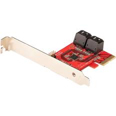 PCIe x2 Controller Cards StarTech 4P6G-PCIE-SATA-CARD
