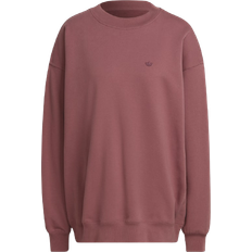 adidas Women Adicolor Oversized Sweatshirt - Quiet Crimson