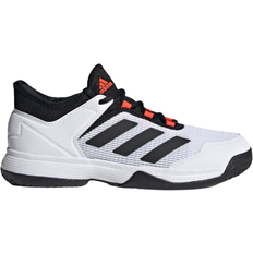 Adidas Schlägersportschuhe Adidas Kid's Adizero Club - Cloud White/Core Black/Solar Red