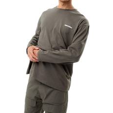 Hype Unisex Continu8 Long Sleeve T-shirt - Grey