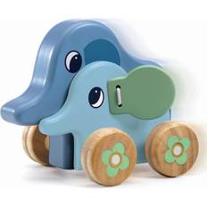 Djeco Push Toy Pitising Elefants