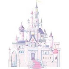 Fairies and Pixies Wall Decor RoomMates Disney Princess Castle Giant Wall Decal with Glitter