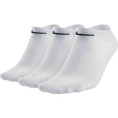 Hvite Sokker Nike Lightweight Training No-Show Socks 3-pack Men - White/Black