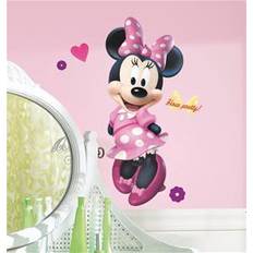 Interior Decorating RoomMates Minnie Mouse Bow Tique Giant Wall Decal