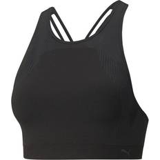 Puma Long Line Seamless Training Sports Bra - Black