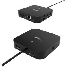 Cables I-TEC C31HDMIDPDOCKPD USB C-USB A/HDMI/3.5mm/RJ45/USB C Adapter