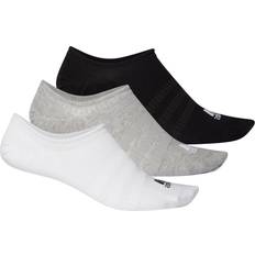 Adidas No Show Socks 3-pack Unisex - Medium Grey Heather/White/Black