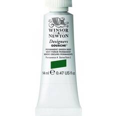 Vannbasert Akvarellmaling Winsor & Newton Designers Gouache Permanent Green Deep 14ml