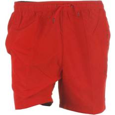 Tommy Hilfiger Logo Regular Fit Mid Length Swim Shorts - Primary Red (UB0UB00378)