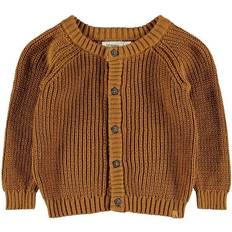 3-6M Strickpullover Lil'Atelier Emlen Knit Cardigan - Golden Brown