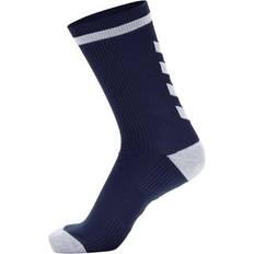 Hummel Elite Indoor Low Socks Unisex - Navy/White