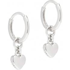 Ted Baker Harrie Tiny Heart Huggie Earrings - Silver