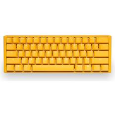Cherry MX Brown - Tenkeyless (TKL) Tastaturer Ducky DKON2161ST One 3 Mini Yellow RGB Cherry MX Brown (Nordic)