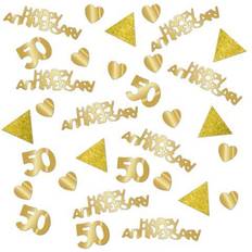 Amscan 10022765 WWE Golden Anniversary Foil Confetti 28g 1 Pc