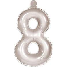 Folat 20237 Inflatable Number 8 Silver