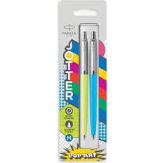 Parker Jotter Originals Ballpoint Pen Lime and Sky Blue