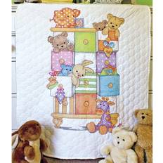 Dimensions/Baby Hugs Quilt Stamped Cross Stitch Kit 34"X43"-Baby Drawers