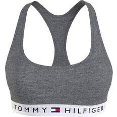 Tommy Hilfiger Dame BH-er Tommy Hilfiger Racerback Scoop Neck Bralette - Black/Heather