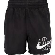 Nike Badetøy Nike Junior 4" Volley Swim Shorts - Black/Silver