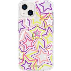 Multicolored Mobile Phone Covers Case-Mate Print Neon Stars Case for iPhone 13