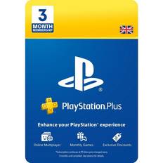 PlayStation 4 Geschenkkarten Sony PlayStation Plus - 3 Months - UK