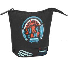 Wasserbasiert Federtaschen Safta Case Surf Camp Black Orange Light Blue