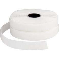 Creativ Company Hook & Loop, W: 20 mm, white, 5 m/ 1 roll