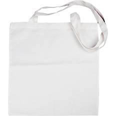 Creativ Company Shopping Bag, size 38x42 cm, 130 g, white, 1 pc