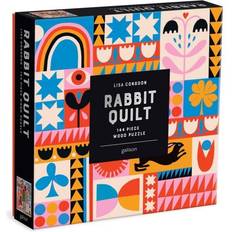Galison Lisa Congdon Rabbit Quilt 144 Pieces