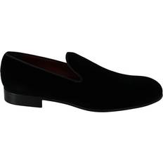 35 ⅓ Lave sko Dolce & Gabbana DG Black Velvet Flats - Black