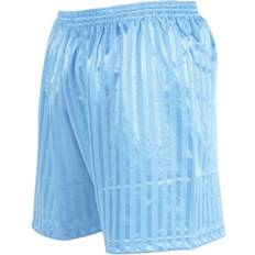 Precision Continental Striped Football Shorts Kids - Sky Blue