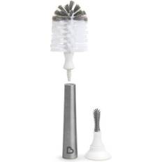 Stainless Steel Baby Bottle Accessories Munchkin Shine Stainless Steel Bottle Brush & Refill Brush Head