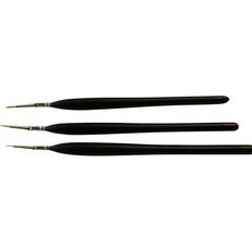 Wasserbasiert Pinsel ZAHN Pinsel Model making brush Synthetics 3-piece