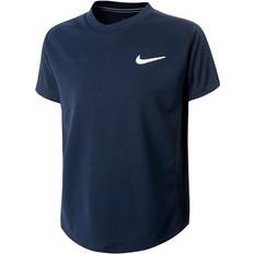 Nike Boys Court Dri-FIT Victory Short Sleeve T-shirt - Obsidian/Obsidian/White (CV7565-451)