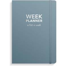 Uke Kalendere Burde Week Planner Undated Blue