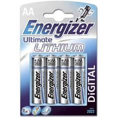 Energizer Batterier Batterier & Ladere Energizer AA Ultimate Lithium Compatible 4-pack