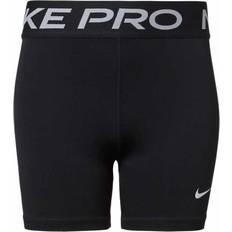 Barneklær Nike Kid's Pro Shorts - Black/White (DA1033-010)