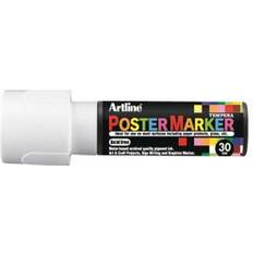 Artline Poster Markers - 30 mm Tip, White