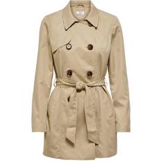 Only Valerie Double Breasted Trenchcoat - Ginger Root