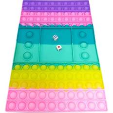 Fidgetleker TOBAR HGL SV21173 Push Popper MAT Game, Assorted Designs and Colours