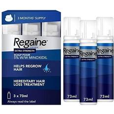 Regaine for Men Extra Strength Scalp Foam 5% W/W Minoxidil 73ml 3 Stk.