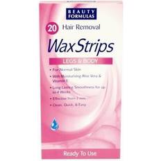 Voks Beauty Formulas Hair Removal Wax Strips 20-pack