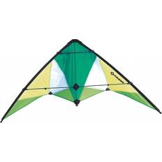 Schildkröt 133, Two-Line Stunt Kite, 10 Years, 60x133cm, Incl. 25 kp Polyester Cords, 2x30m on Winder, 3-5 Beaufort Scale, 970430