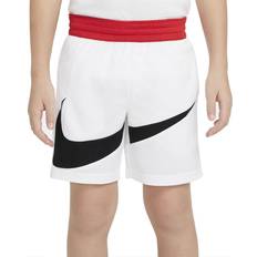 Nike Dri-FIT Basketball Shorts Older Kids - White/University Red/Black