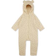 Konges Sløjd New Born Onesie with Hood - Bloom Red/Blue (KS2210)