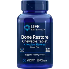 Magnesiums Supplements Life Extension Bone Restore Chocolate 60