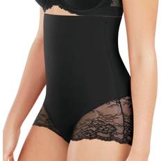 S Mieder Maidenform High Waist Shaping Brief With Lace - Black