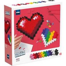 Puslespill Plus Plus Number Hearts 250 Pieces