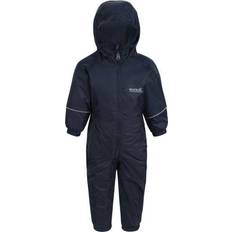 Regenoveralls Regatta Kid's Splosh III Waterproof Puddle Suit - Navy